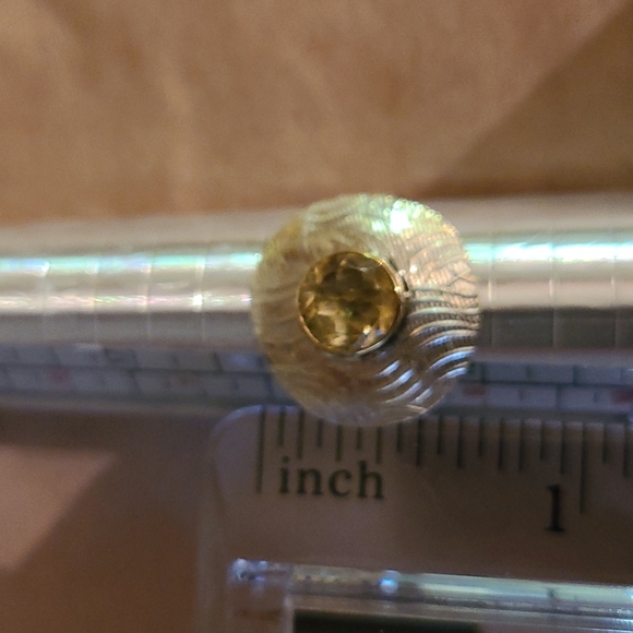 Sterling Silver Citrine ring. - Picture 4 of 5